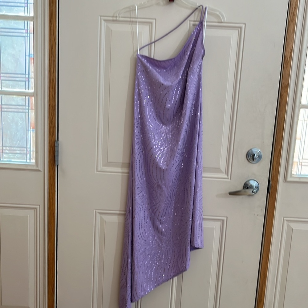 LOL one shoulder sparkle dress size 7/8